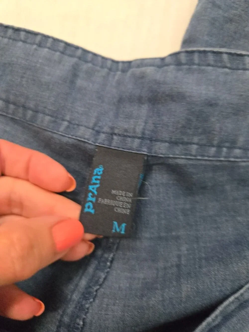 Prana Men's Blue Sutra Hemp Blend Drawstring Lounge Relaxed Pants Size M